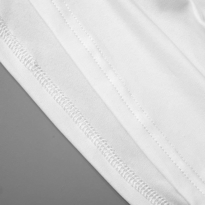 Túnica Elegante Top de mujeres asimétricas de cuello ruchado