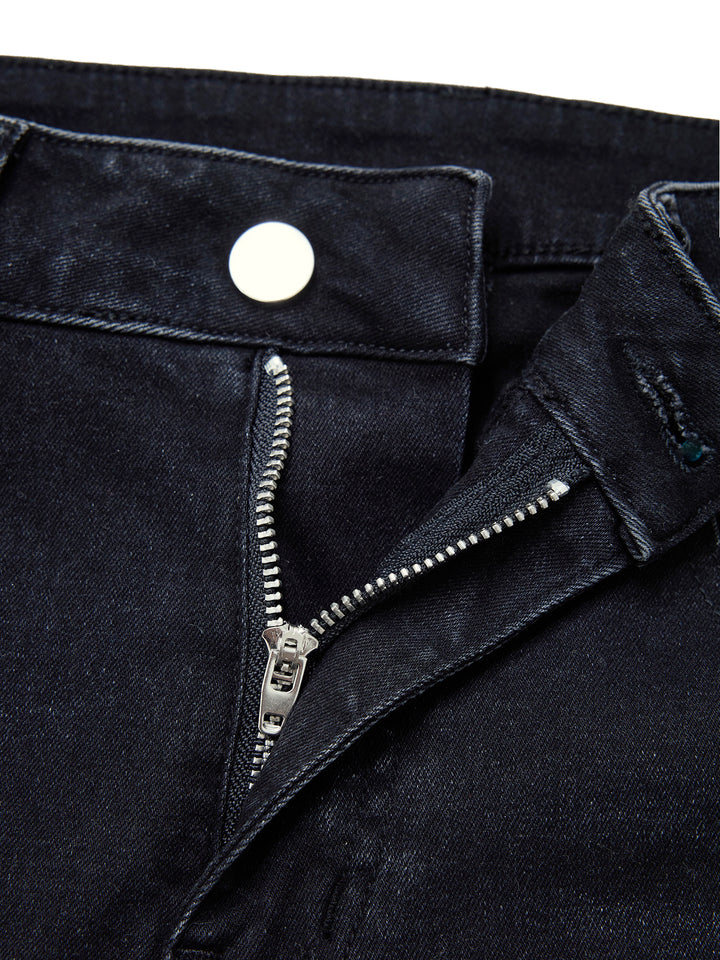 Pencil Casual Washed Long Women Jeans