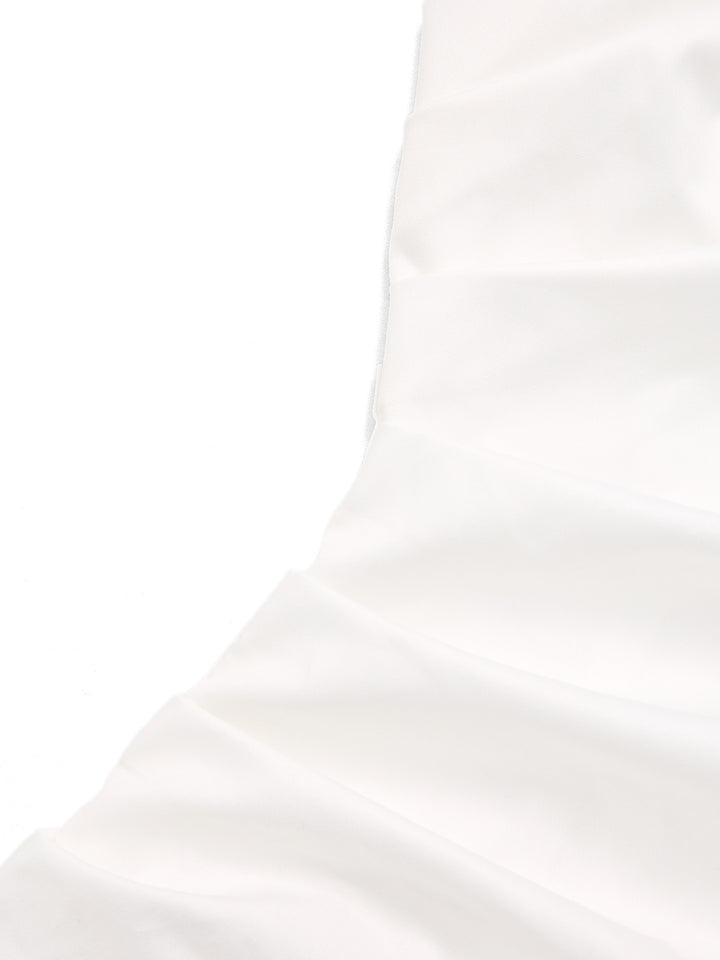 Vestido de mujeres largas de Ruched Halter Ruched Ruched Line Casual