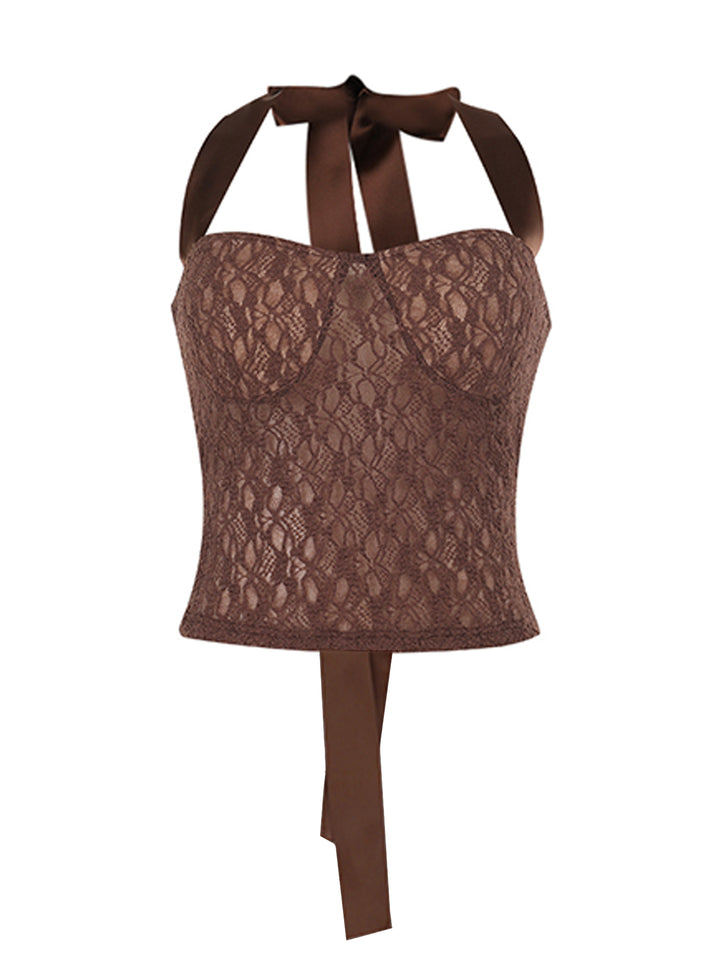 Túnica Elegante Halter Camisetas para mujeres regulares y camis Camis